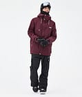 Adept Snowboard Jacket Men Burgundy, Image 3 of 10