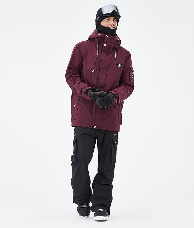 Adept Snowboard Jacket Men Burgundy, Image 3 of 10