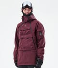 Akin Snowboard Jacket Men Burgundy, Image 1 of 9