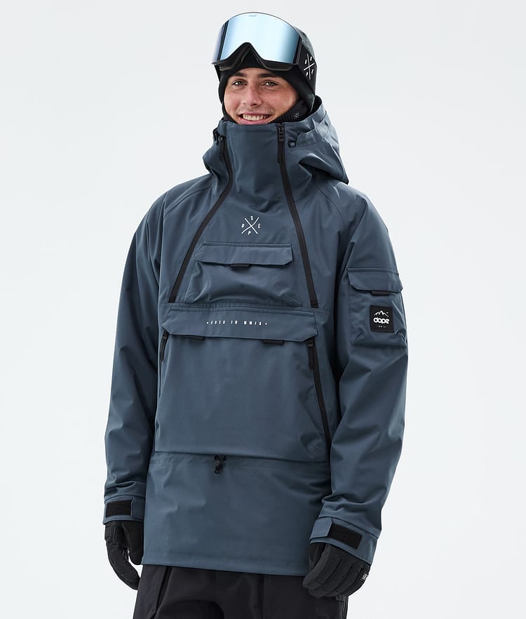 Akin Snowboard Jacket Men Metal Blue, Image 1 of 9