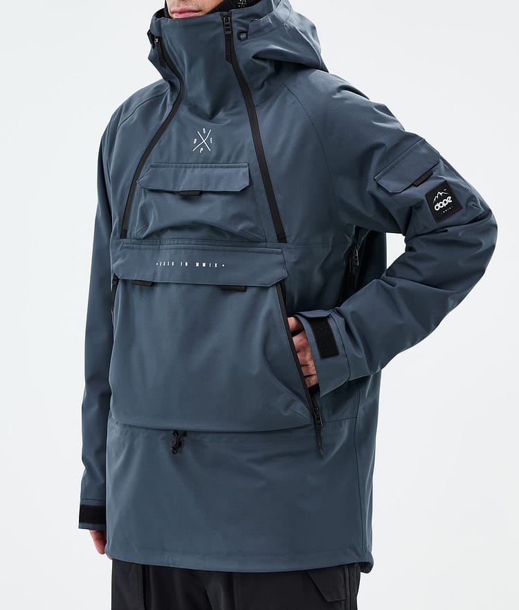 Akin Snowboard Jacket Men Metal Blue, Image 7 of 9