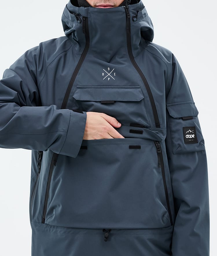 Akin Snowboard Jacket Men Metal Blue, Image 8 of 9
