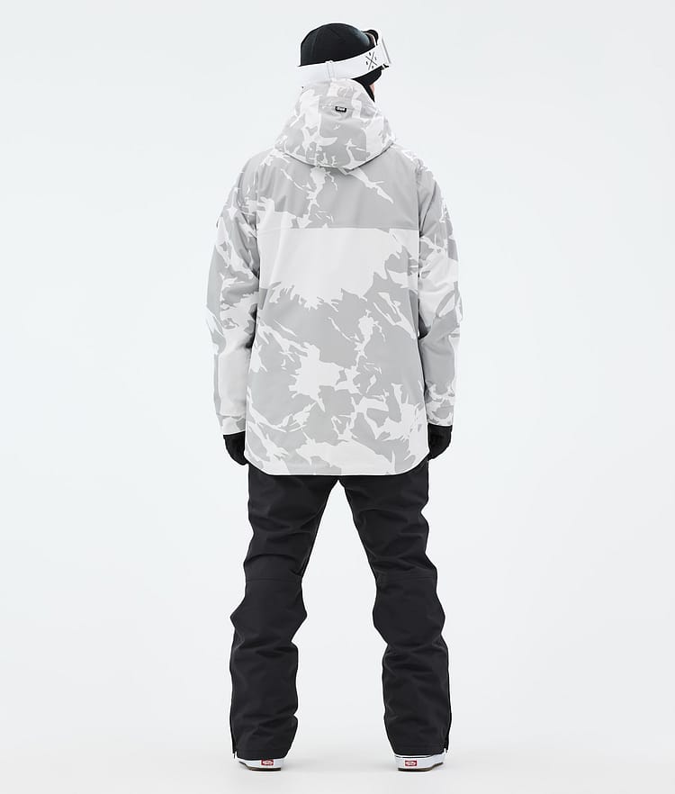 Akin Snowboard Jacket Men Grey Camo, Image 4 of 9