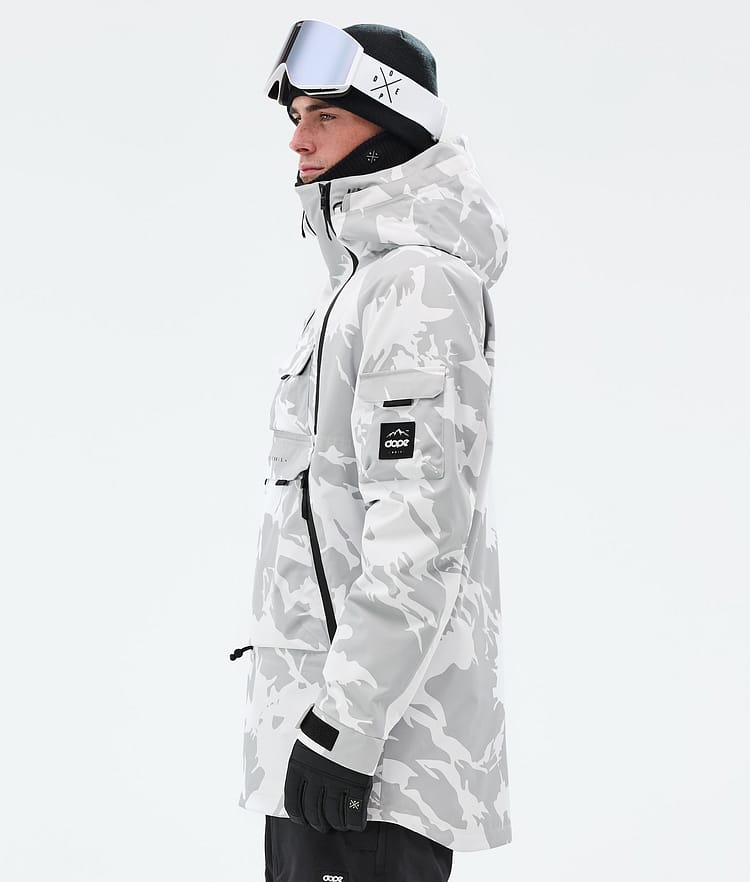 Akin Snowboard Jacket Men Grey Camo, Image 5 of 9