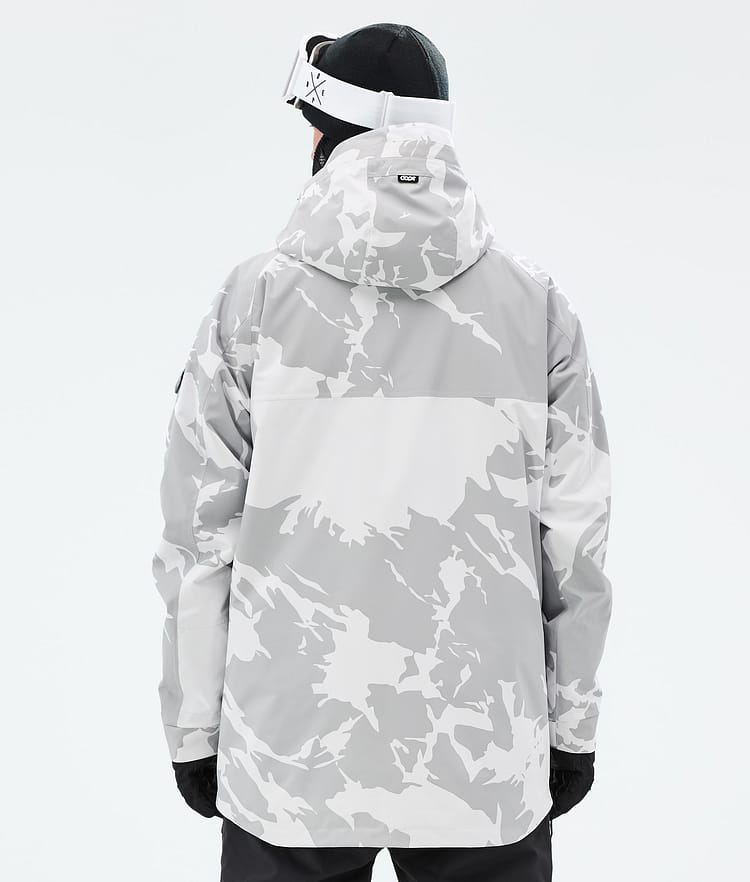 Akin Snowboard Jacket Men Grey Camo, Image 6 of 9