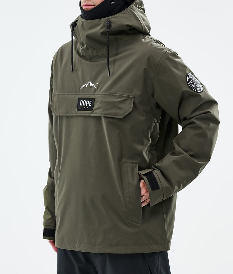 Blizzard Snowboard Jacket Men Olive Green, Image 7 of 8