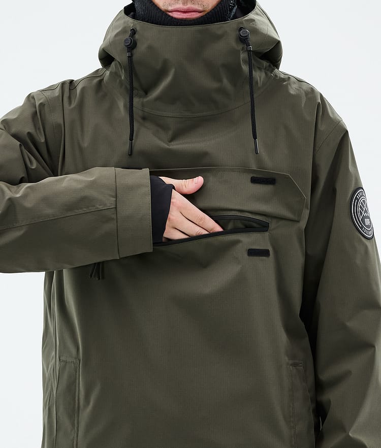 Blizzard Snowboard Jacket Men Olive Green, Image 8 of 8