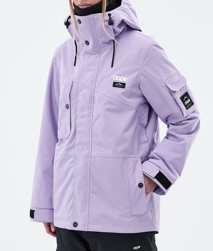 Adept W Snowboard Jacket Women Faded Violet, Image 8 of 10