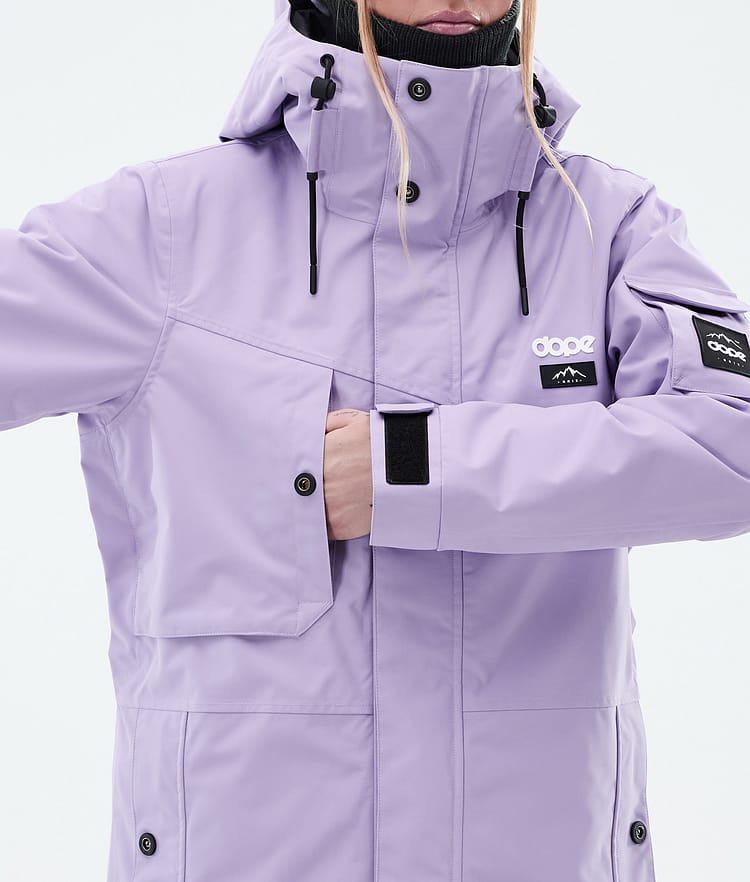 Adept W Snowboard Jacket Women Faded Violet, Image 9 of 10