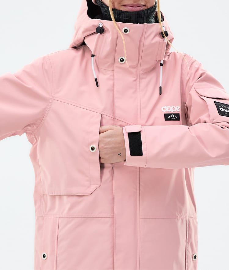 Adept W Snowboard Jacket Women Soft Pink, Image 8 of 9