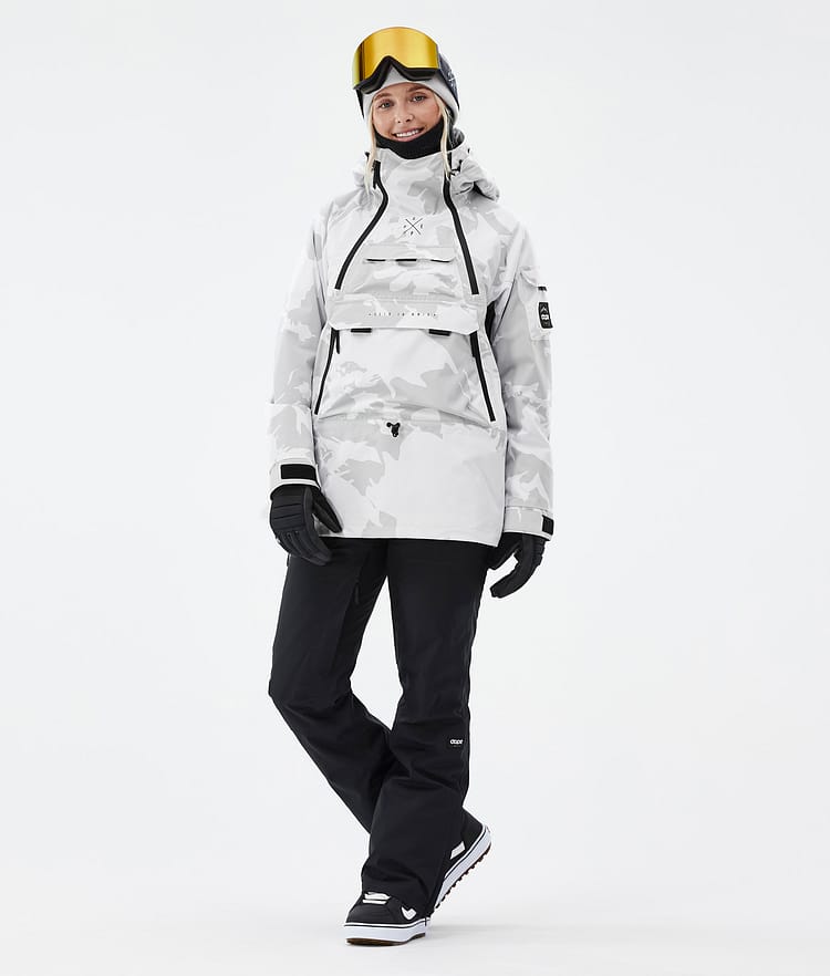 Akin W Snowboard Jacket Women Grey Camo, Image 3 of 8