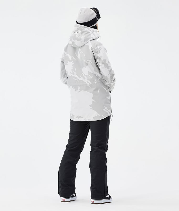Akin W Snowboard Jacket Women Grey Camo, Image 5 of 8
