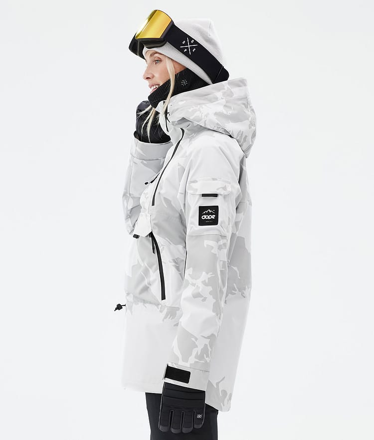 Akin W Snowboard Jacket Women Grey Camo, Image 6 of 8