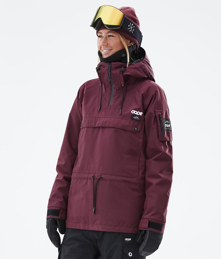 Annok W Snowboard Jacket Women Don Burgundy Renewed, Image 1 of 9