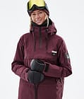 Annok W Snowboard Jacket Women Don Burgundy Renewed, Image 2 of 9