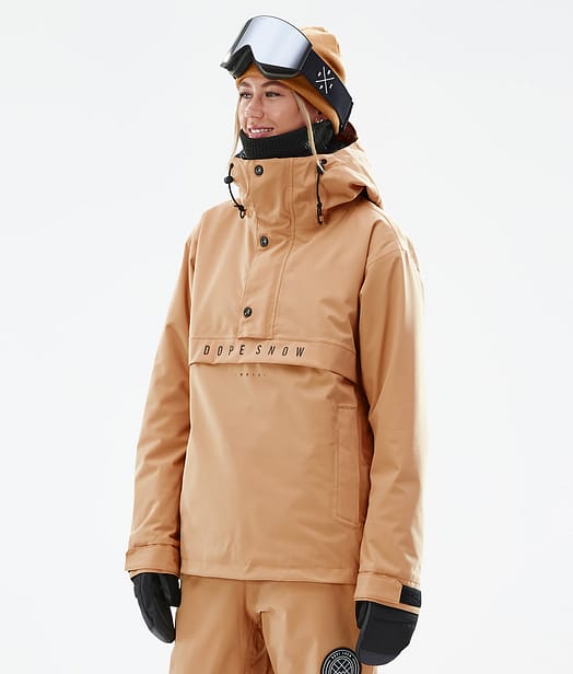 Dope Legacy W Snowboard Jacket Women Khaki Yellow