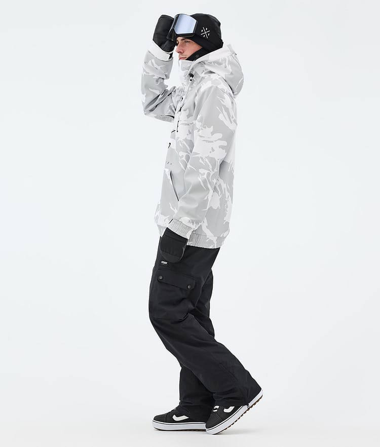 Yeti Snowboard Jacket Men 2X-Up Grey Camo, Image 3 of 7