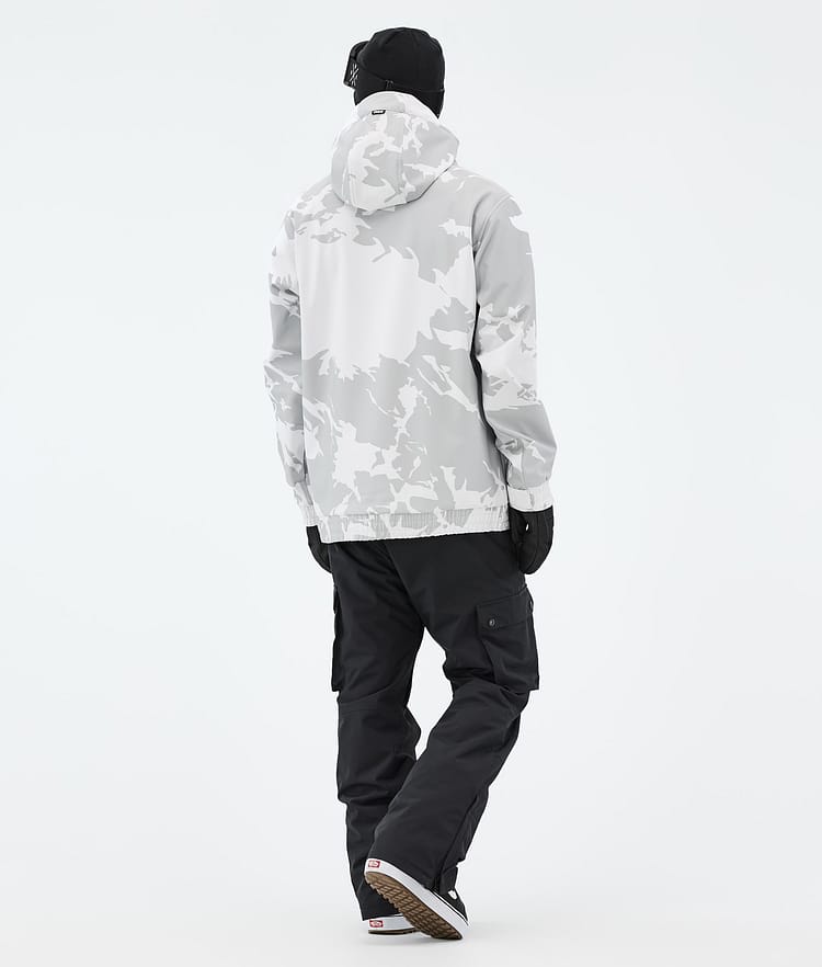 Yeti Snowboard Jacket Men 2X-Up Grey Camo, Image 4 of 7