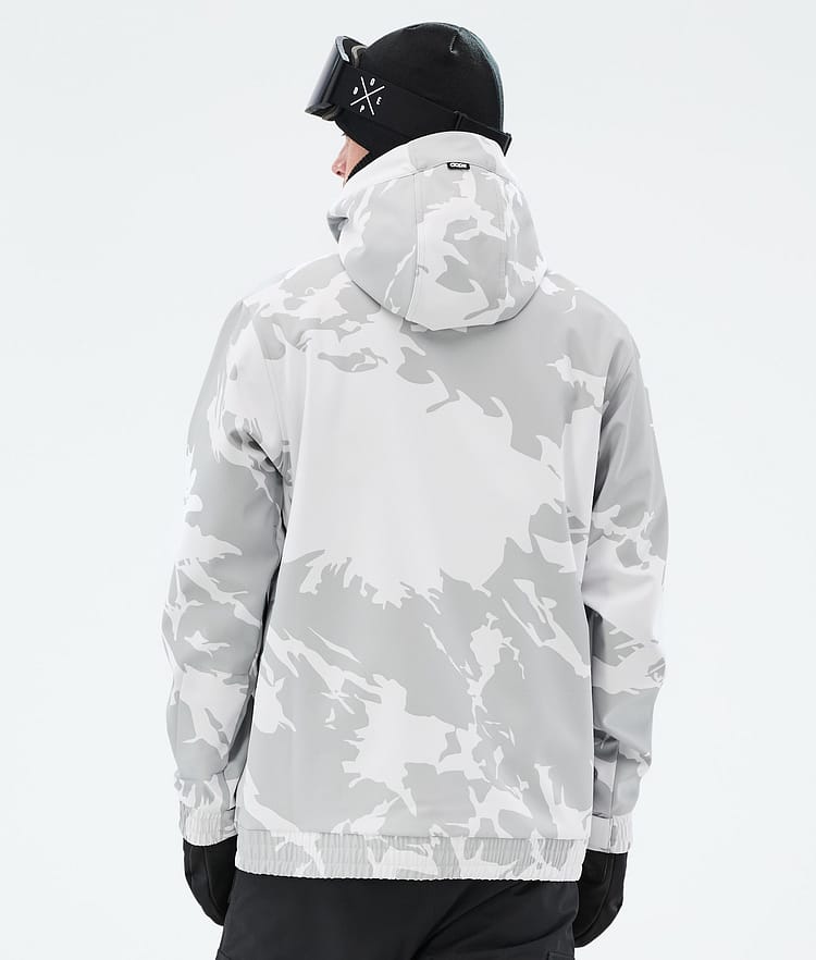 Yeti Snowboard Jacket Men 2X-Up Grey Camo, Image 6 of 7