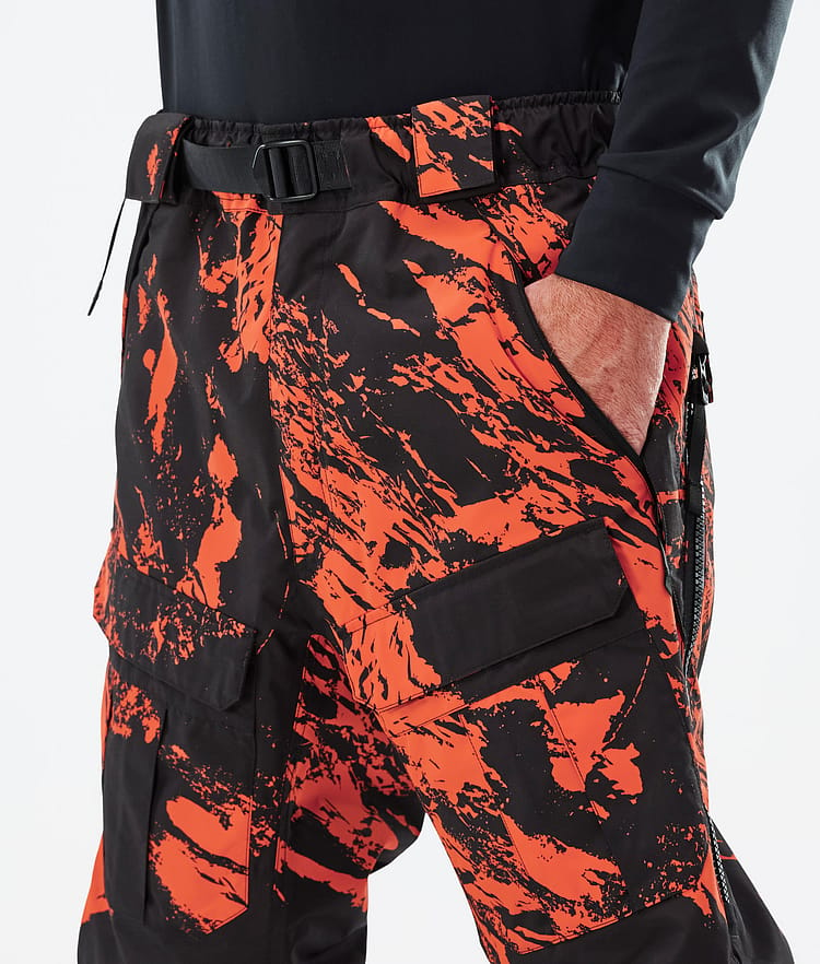 Antek 2022 Snowboard Pants Men Paint Orange, Image 4 of 6