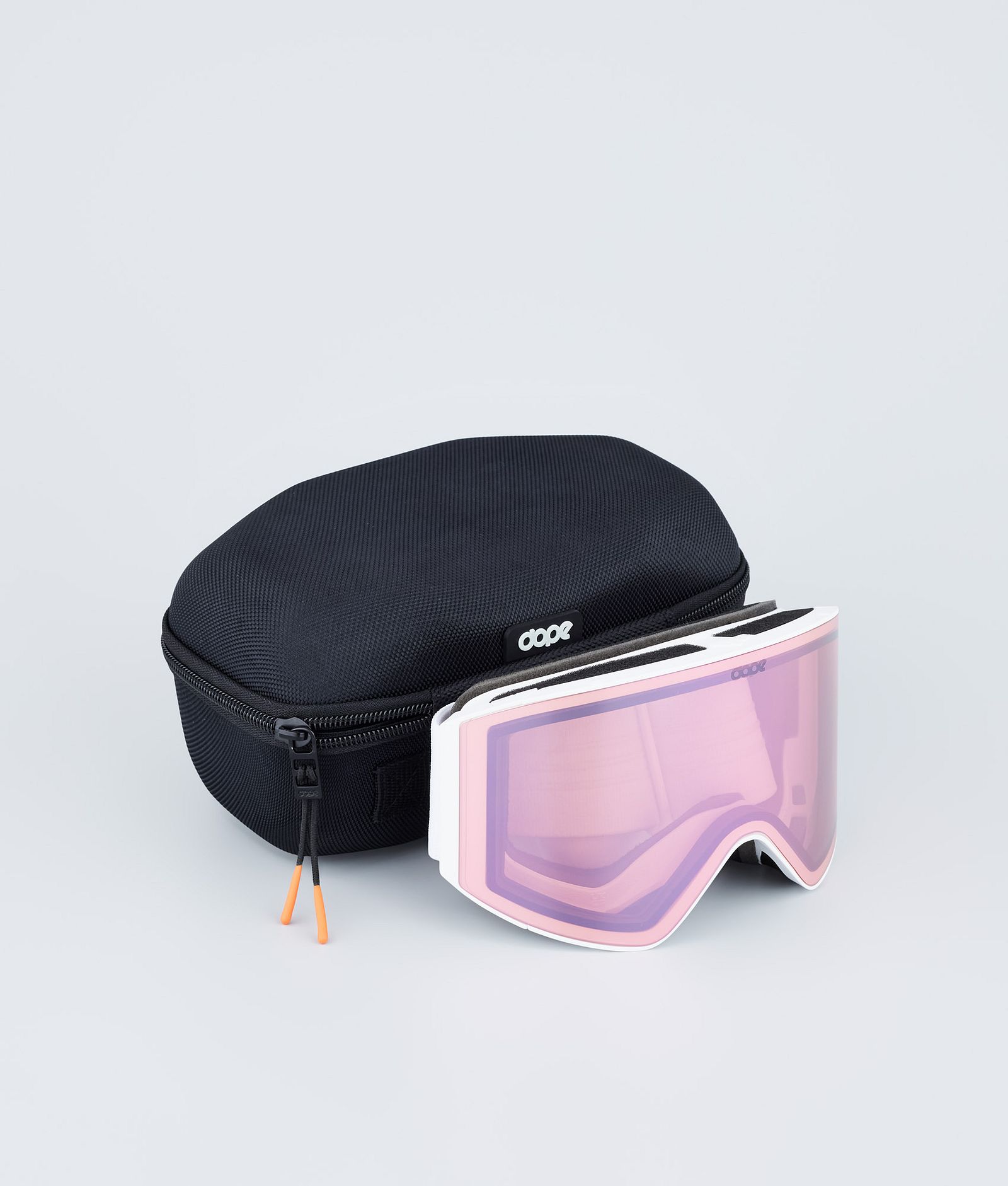 Sight Ski Goggles White W/White Pink Mirror, Image 4 of 6