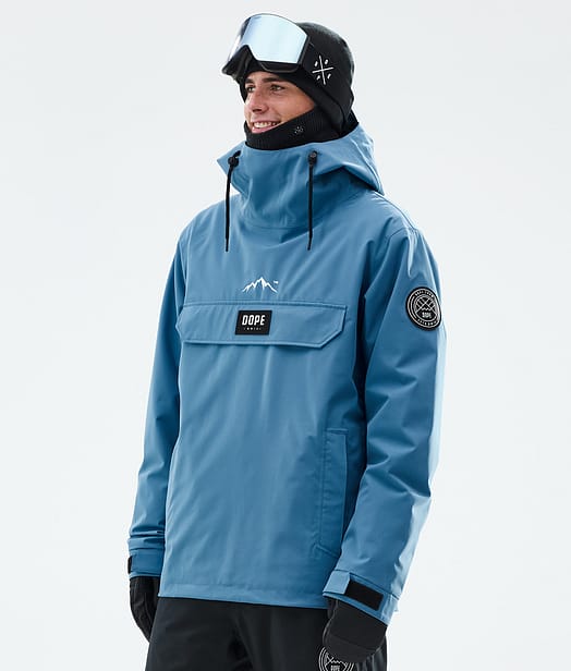 Dope Blizzard Snowboard Jacket Men Blue Steel