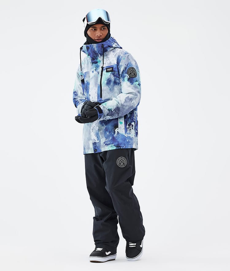 Blizzard Full Zip Snowboard Jacket Men Spray Blue Green, Image 3 of 9