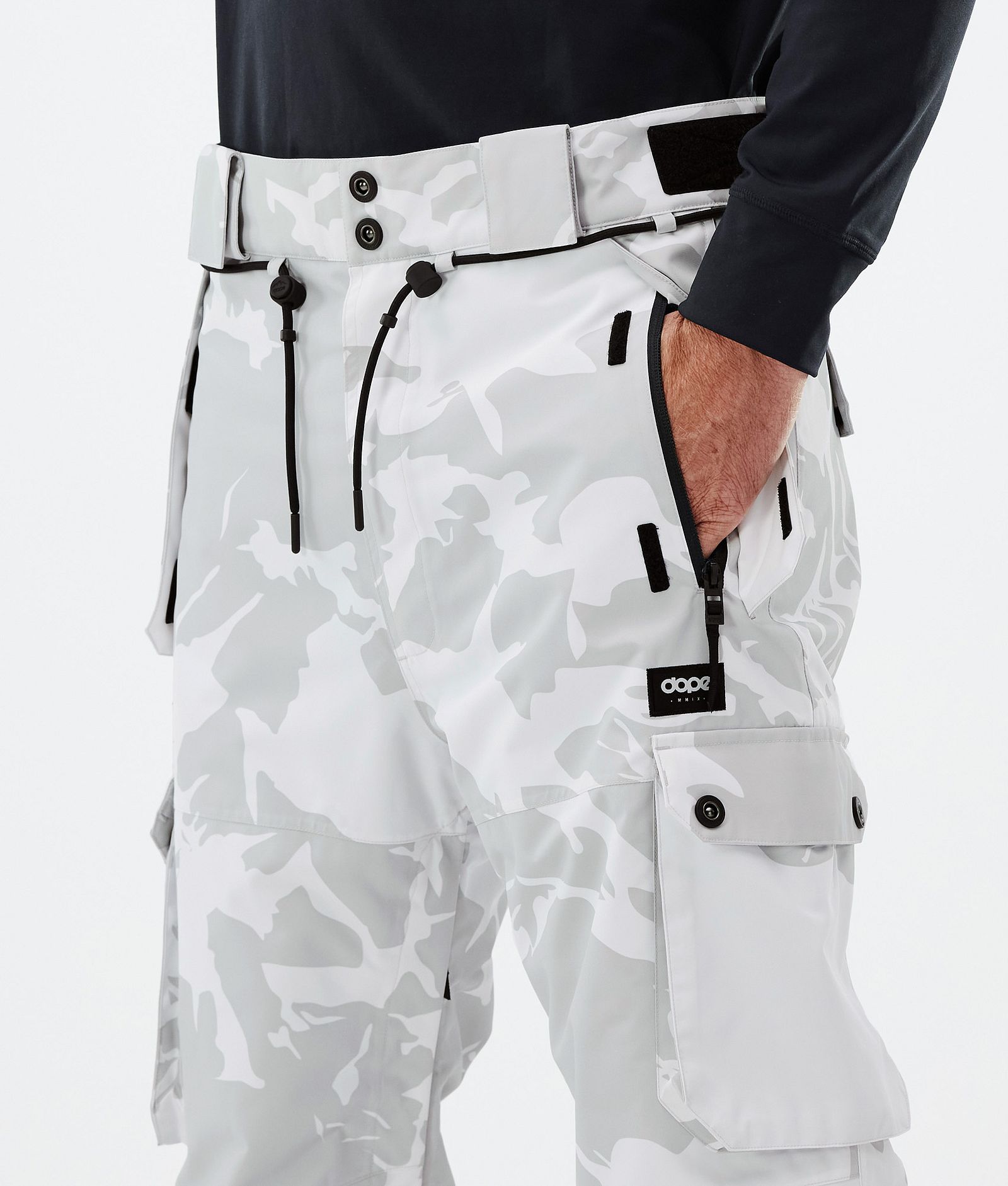 Iconic Snowboard Pants Men Grey Camo, Image 5 of 7