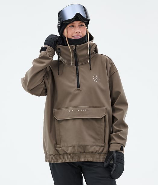 Dope Cyclone W Snowboard Jacket Women Walnut