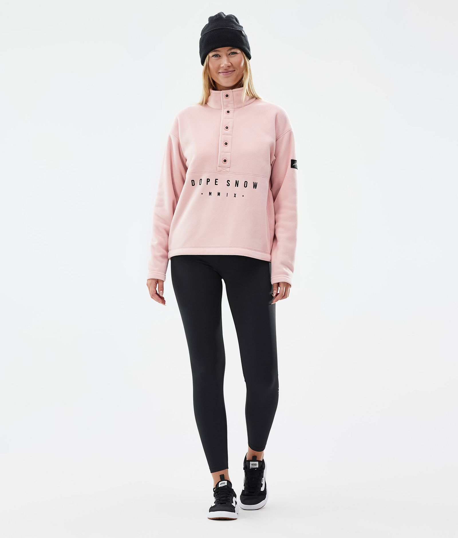 Comfy W Fleece Sweater Women Soft Pink, Image 3 of 6