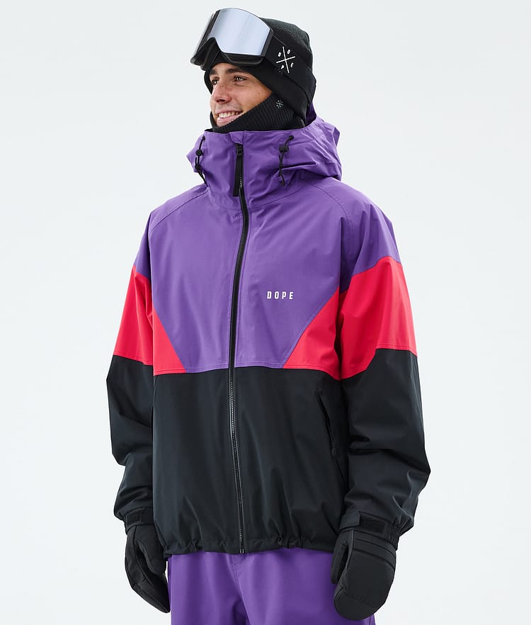 Spartan Snowboard Jacket Men Sport Vivid Purple/Red/Black, Image 1 of 8