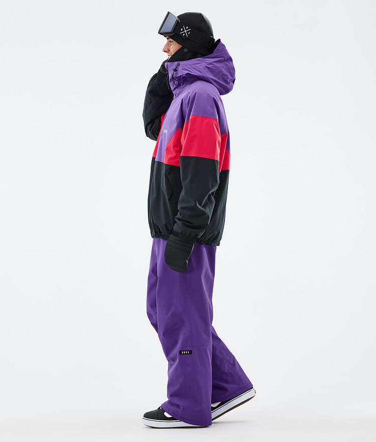 Spartan Snowboard Jacket Men Sport Vivid Purple/Red/Black, Image 3 of 8