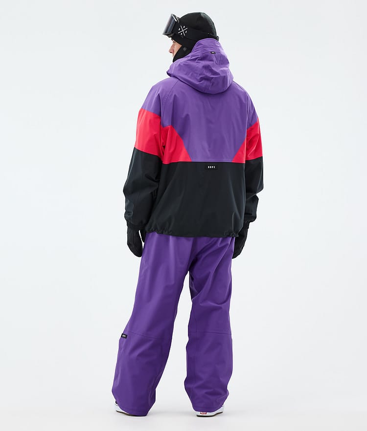 Spartan Snowboard Jacket Men Sport Vivid Purple/Red/Black, Image 4 of 8