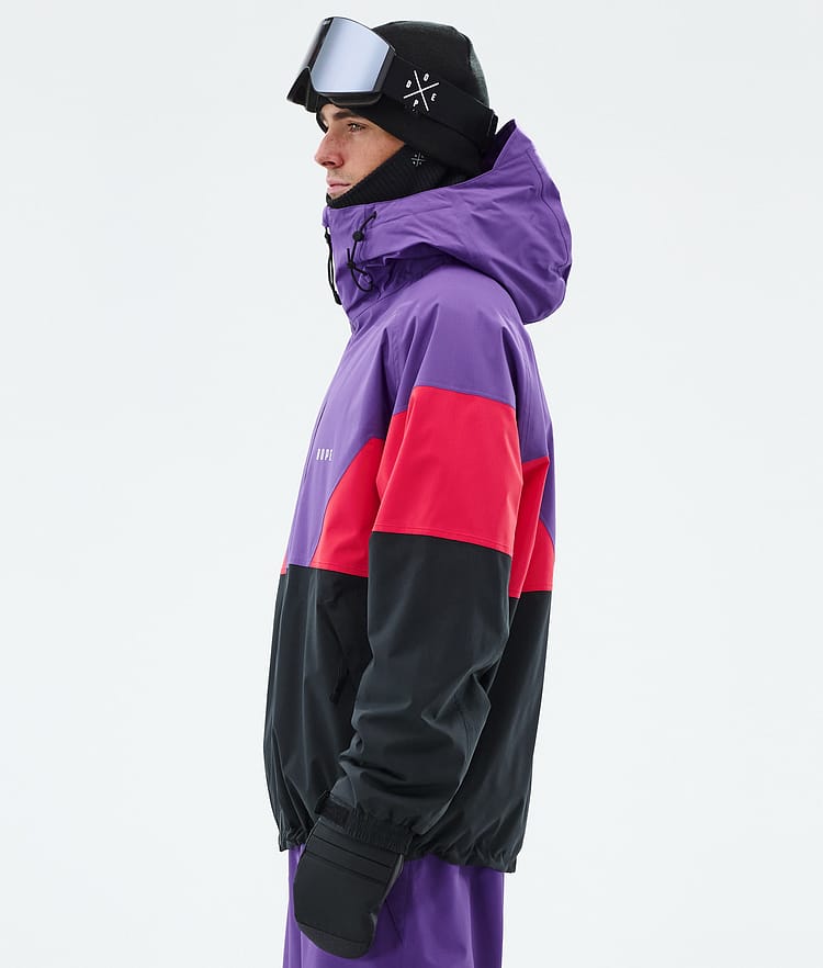 Spartan Snowboard Jacket Men Sport Vivid Purple/Red/Black, Image 5 of 8