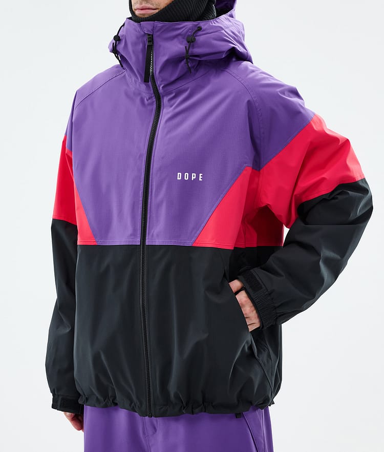 Spartan Snowboard Jacket Men Sport Vivid Purple/Red/Black, Image 7 of 8