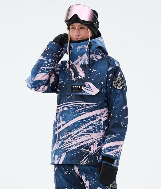 Dope Blizzard W Snowboard Jacket Women Carvings Pink