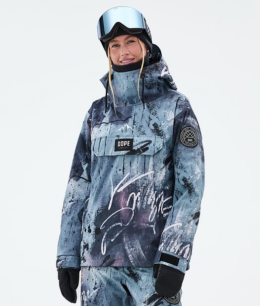 Dope Blizzard W Snowboard Jacket Women Punk Blue