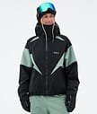 Dope Spartan W Snowboard Jacket Women Spike Black/Faded Green