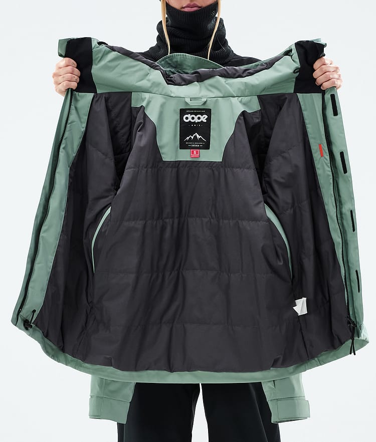 Blizzard W Full Zip Snowboard Jacket Women Faded Green, Image 9 of 9