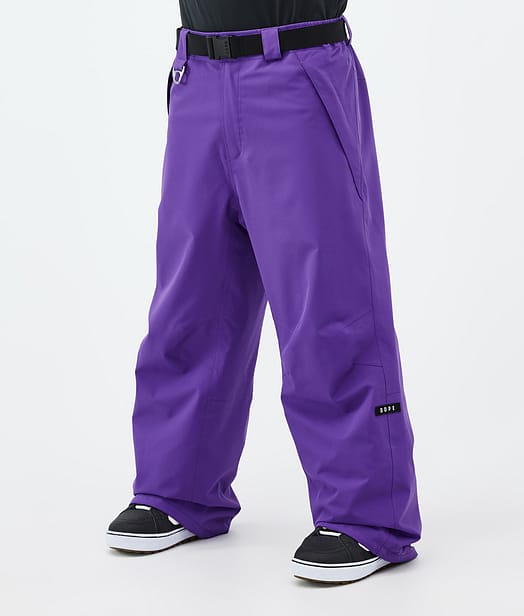 Dope Big Snowboard Pants Men Vivid Purple