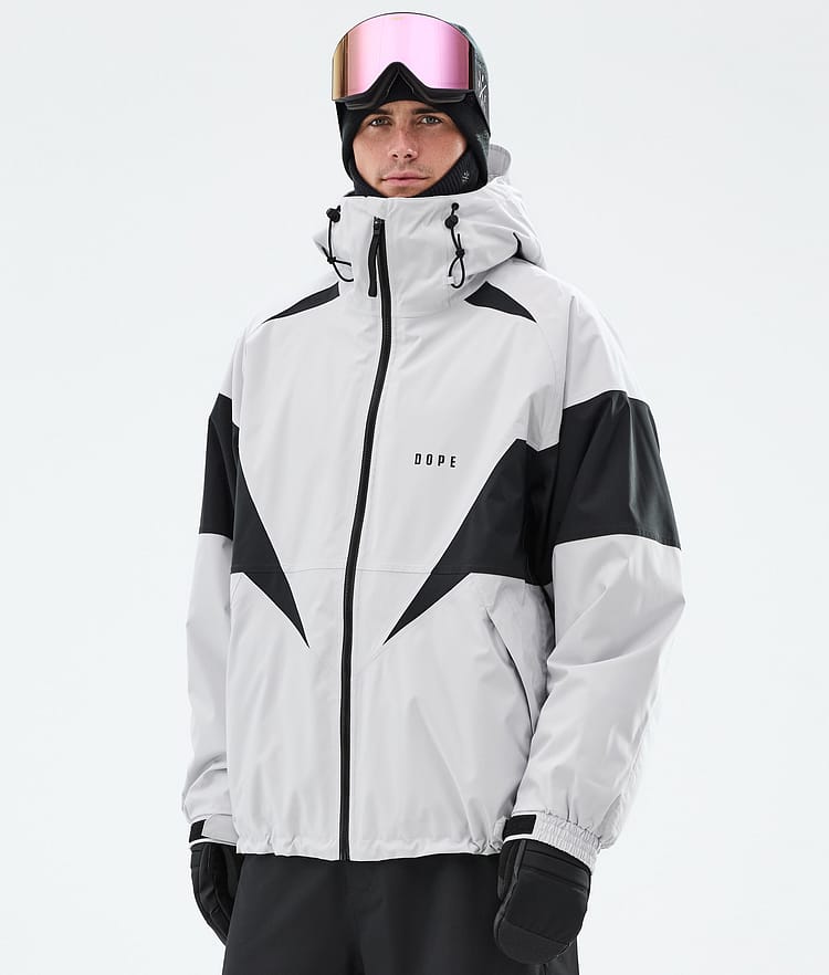 Spartan Snowboard Jacket Men Spike Light Grey/Black, Image 1 of 8