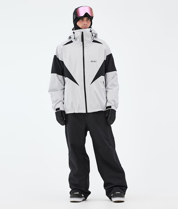 Spartan Snowboard Jacket Men Spike Light Grey/Black, Image 2 of 8