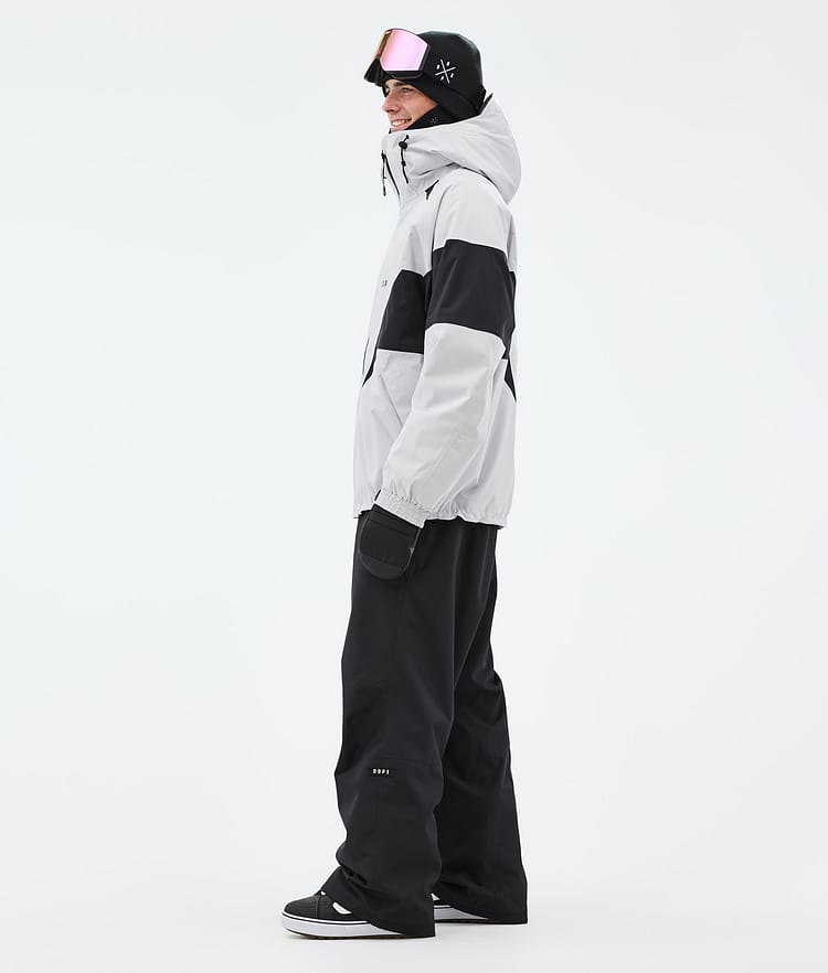 Spartan Snowboard Jacket Men Spike Light Grey/Black, Image 3 of 8
