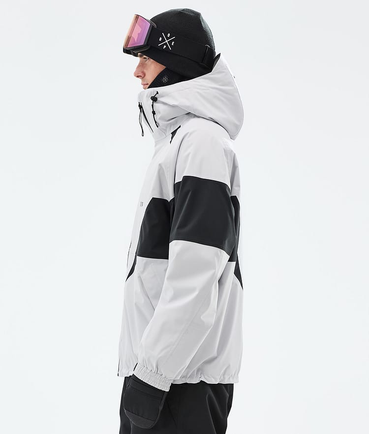 Spartan Snowboard Jacket Men Spike Light Grey/Black, Image 5 of 8
