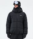 Dope Puffer Full Zip Snowboard Jacket Men Black