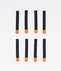 8pc Rips Tape Zip Puller Varaosa Black/Orange Tip, Kuva 1 / 3