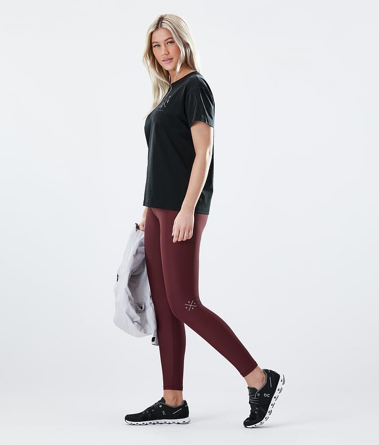 Razor Legginsy Kobiety Burgundy, Zdjęcie 4 z 9