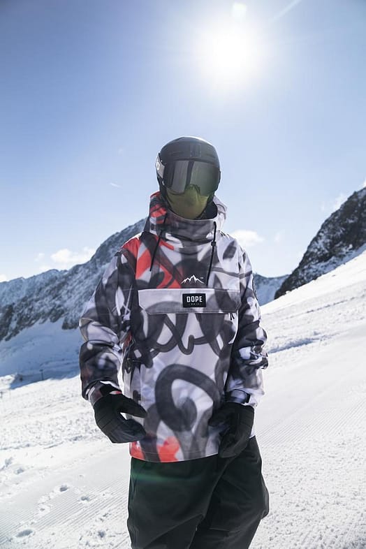 Kund @simonlju i Blizzard Snowboardjacka Herr Spray Black Red