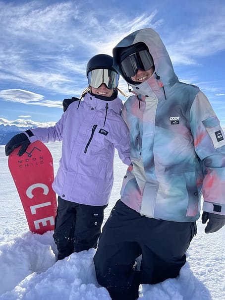 Zákazník @lucky_l.u.c v Blizzard W Full Zip 24 Bunda na Snowboard Dámské Faded Violet