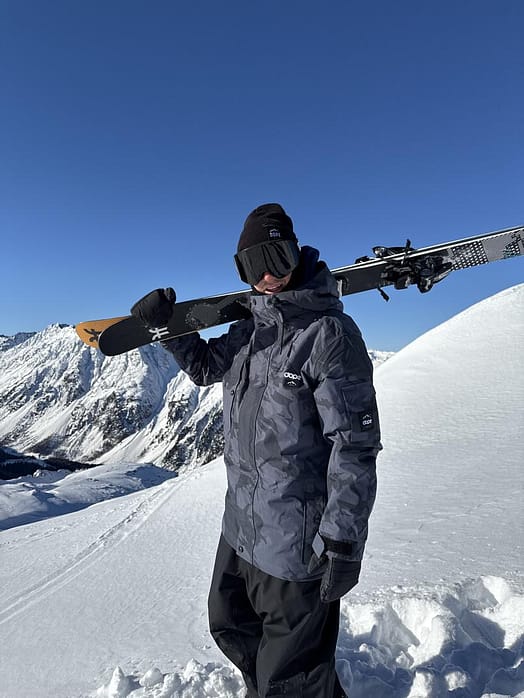 Customer @confettyboy in Adept Ski Jacket Men Metal Blue Camo